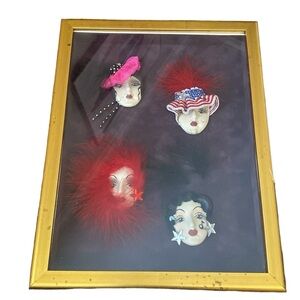 “All The Best” Face Mask Wall Art Mini Mask -